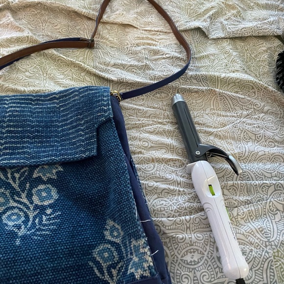 Very cool, almost new! Indigo color handbag. Perfect all year round! - Picture 7 of 8